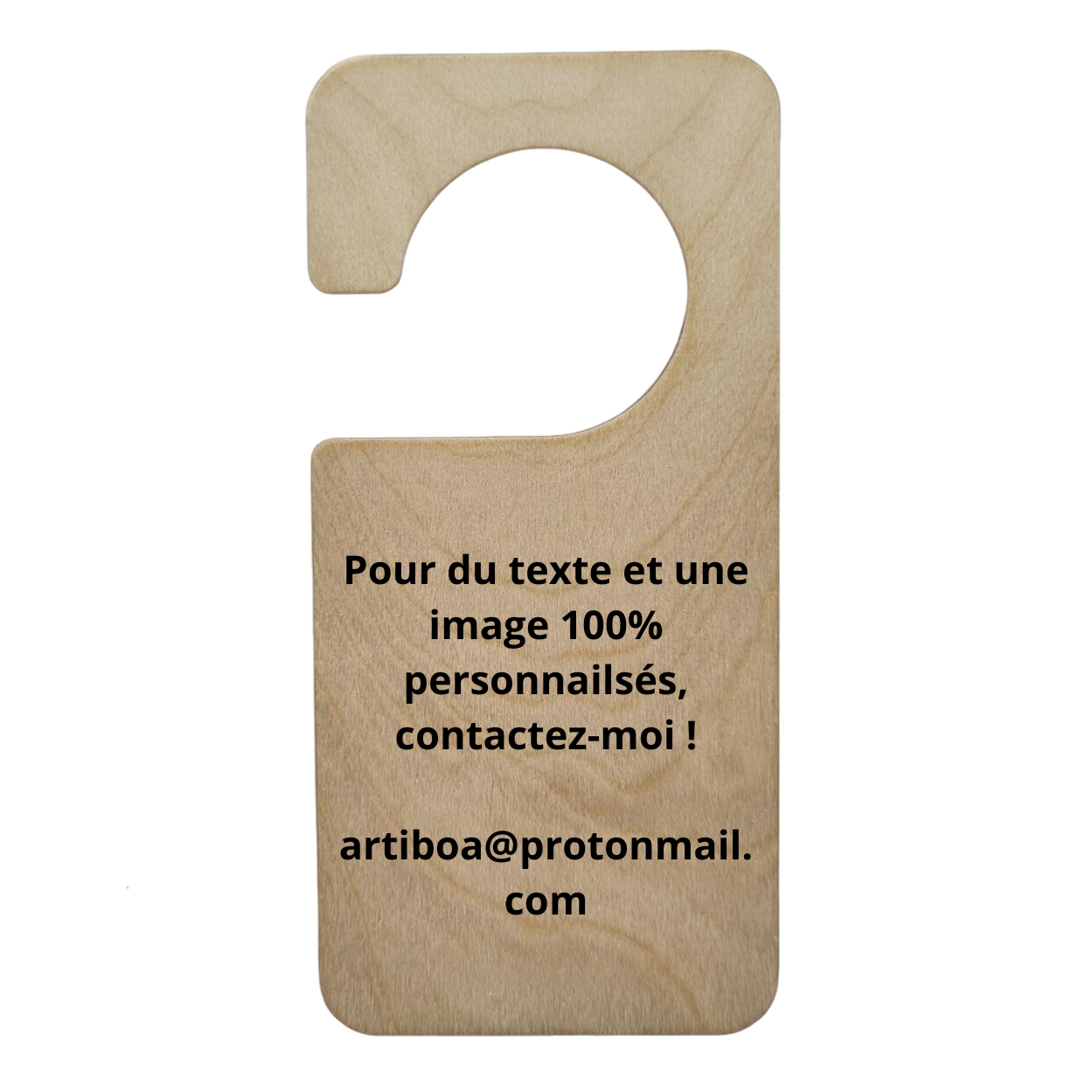 Accroche poignée "Ne pas déranger"