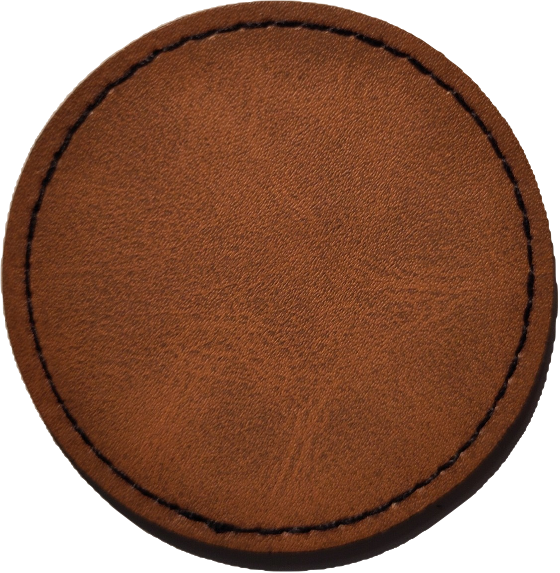 Badge en cuire gravé à coudre
